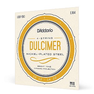 Encordoamento Dulcimer DAddario Nickel Plated Steel EJ64