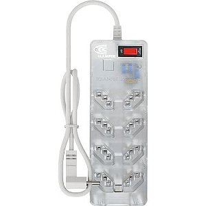 Filtro de Linha Com Proteção DPS 3P Energia 8 Clamper Transparente