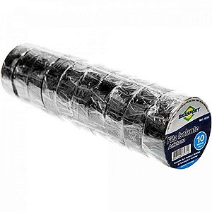 Fita Isolante Antichama Preta 19mm x 10m BRASFORT
