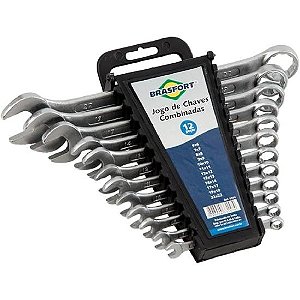 Kit de Chave Combinada Com 12 Peças de 6 a 22mm Brasfort