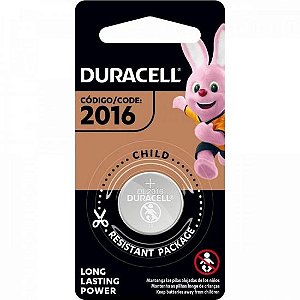 Pilha Moeda Lithium 3v CR2016 (C/1 Pilha) Duracell