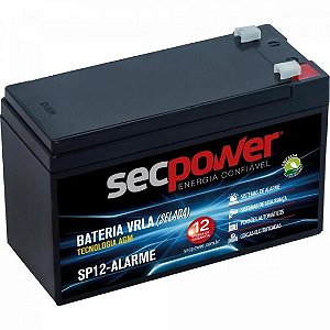Bateria Chumbo Ácida AGM VRLA SP12-ALARME SEC POWER