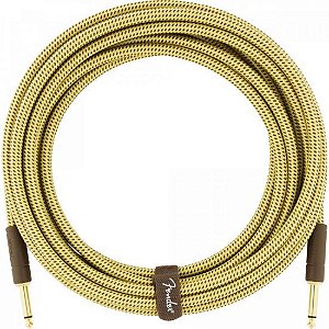 Cabo para Instrumentos P10 x P10 3m DELUXE SERIES Amarelo Tweed FENDER