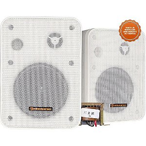 Caixa Acústica com Trafo 210V(5W) Ambience Line MSB60NC Branca HAYONIK - PAR / 2