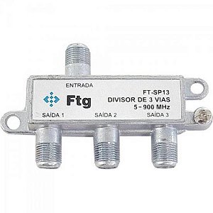 Divisor Antena VHF/UHF 1/3 Genérico - DEZ / 10