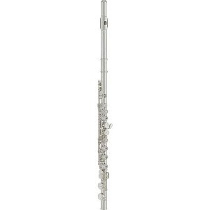 Flauta Yamaha YFL-212 Transversal Soprano C Prata