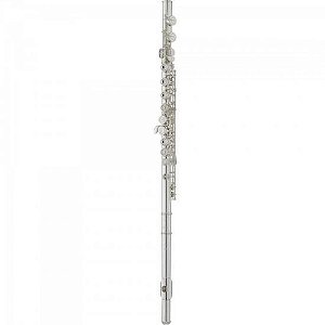 Flauta Yamaha YFL-312 Transversal Soprano C Prata