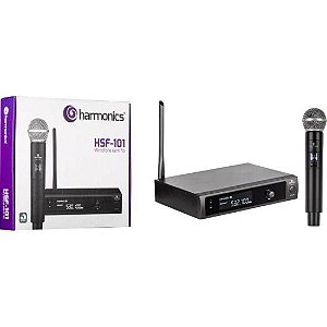 Microfone Sem Fio Harmonics HSF-101