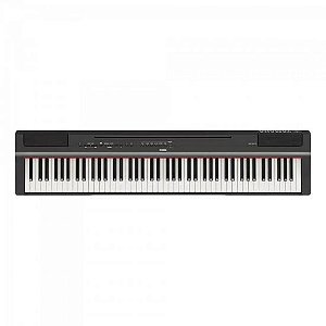 Piano Digital Yamaha P-125 Compacto Com Fonte Preto
