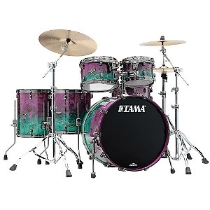 Tama Starclassic Walnut Birch Standard Fusion Mappa Burl - Conjunto de Bateria Acústica Edição Limitada
