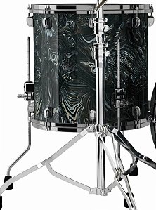 Surdo 16x14 (Charcoal Swirl Hardware Chrome) Tama Starclassic Maple MRF1614-CCL