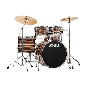 Bateria Completa (5 Tambores) Bumbo 22 (Coffee Teak Wrap) Tama Imperialstar IP52H6W-CTW