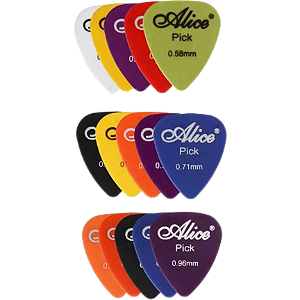 Kit De Palhetas Para Violão, Guitarra e Baixo 50 Unidades