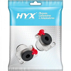 Jack P10 Fêmea Mono e Estéreo Com Trava HJ066 HYX - PCT / 2