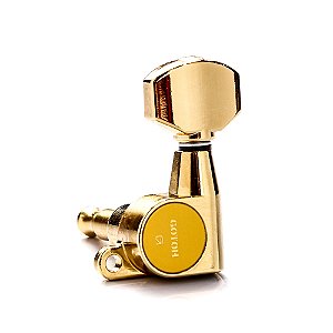 Tarraxa Blindada (R6) Canhoto Dourada (6 Peças) Gotoh SG360