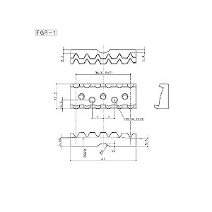 Lock Nut (Trava Cordas) Instrumentos Dourado Gotoh FGR-1 GG