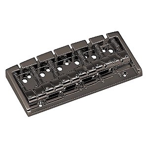 Ponte Baixo 6 Cordas Fixa Preta Cosmo Black Gotoh 404SJ-6CKS