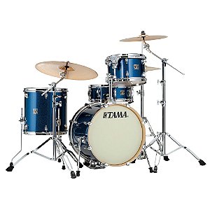 Bateria Shell Pack (4 Tambores) Bumbo 18 (Azul Indigo Sparkle) Tama Superstar Classic CK48S-ISP
