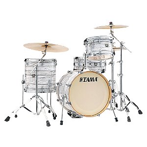 Bateria Shell Pack (4 tambores) Bumbo 18 (Ice Ash Wrap) Tama Superstar Classic CK48S-ICA