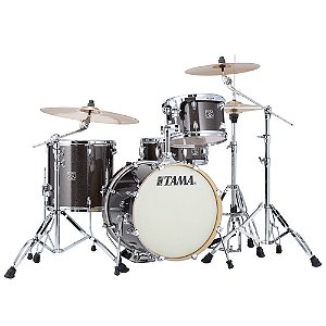 Bateria Shell Pack (4 Tambores) Bumbo 18 (Midnight Gold Sparkle) Tama Superstar Classic CK48S-MGD