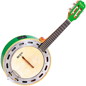 Banjo Ativo Rozini Color Verde RJ11.AT.VD Equalizador GC-2