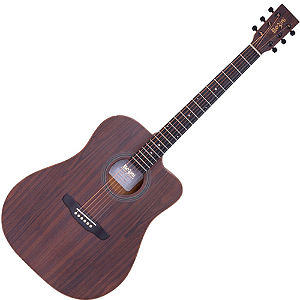 Violão Rozini Presença Acústico RX315.AC.F.CT.LP Louro Preto