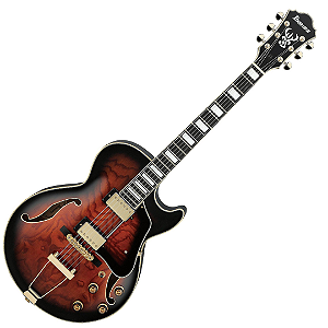 Guitarra Semiacústica Ibanez AG95QA DBS