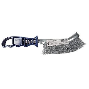 Escova De Aço Com Cabo Plástico Brasfort
