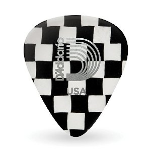 Palheta Celulóide Xadrez 1.0mm (25 Un) DAddario 1CCB6-25