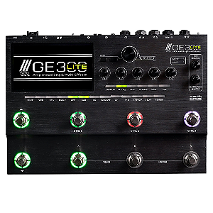 Pedaleira Multiefeitos Mooer GE300 Lite para Guitarra