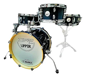 Bateria Acústica X-Pro 16" Blue Sparkle