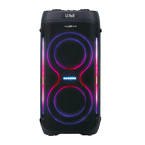 Caixa De Som VIbesound V6 Party 1000W Rms Bluetooth