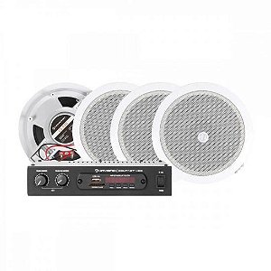 Kit Som Ambiente Compact 400 CS530 - Som de Alta Qualidade para Ambientes