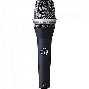 Microfone Profissional AKG D7 Dinâmico Supercardióide - Qualidade de Som Superior para Performances ao Vivo