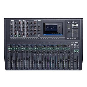 Mesa de Som 40 Canais Si Impact Azul SOUNDCRAFT - Qualidade Profissional e Performance Superior