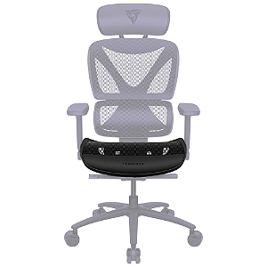 Assento Ergonomico XTC Mesh Black ThunderX3 - Conforto e Estilo para Sua Cadeira