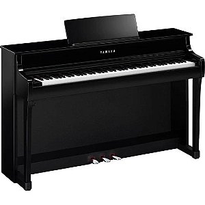 Piano Digital Yamaha Clavinova CLP-835 Preto Polido - Qualidade Superior e Tecnologia Avançada