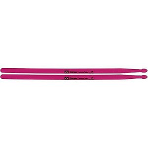 Baqueta Para Bateria Luminous Fiber Neon Roxo 5A Liverpool - Par de Alta Performance para Músicos