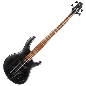 Contrabaixo 4 Cordas Ativo Cort B4 Element OPTB com Bartolini MK1 Escala Roasted Maple Ponte MetalCraft M4 e Acabamento Fosco