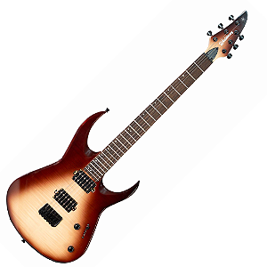 Guitarra Waldman WM320F BRB Brown Burst com Captadores HH e Flamed Maple Top