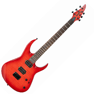 Guitarra Waldman WM320F RDB Red Burst com Captadores HH e Flamed Maple Top