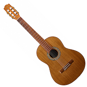 Violão Acústico Rozini Virtuoso Clássico Canhoto RX236.AC.N.CD com Tampo Maciço em Cedro Canadense