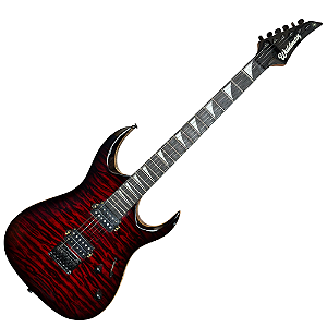 Guitarra Waldman WGA220QX RD Red com Captadores HH e Quilted Top