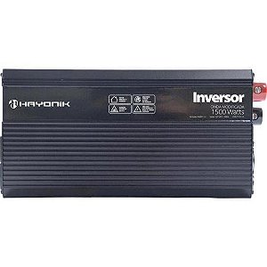 Inversor Automotivo HAYONIK MSW2115 Onda Modificada 1500W 24V/127V