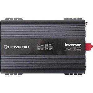 Inversor Automotivo HAYONIK PSW112 Onda Senoidal 2000W 12V/127V