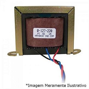 Transformador 12VAC 127/220VAC 420mA 12/800S HAYONIK