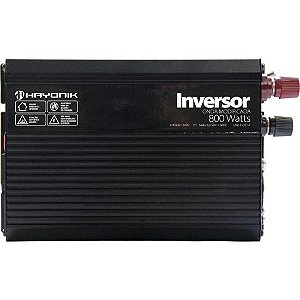 Inversor Automotivo HAYONIK MSW1208 Onda Modificada 800W 12V/127V