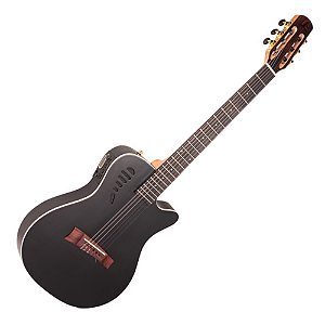 Violão Elétrico Marquês VN-11BKSEQ Black Satin EQ - 6 Cordas Série VN Premium com Equalizador