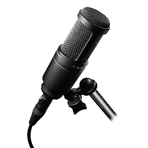 Microfone Audio-Technica AT2020 Condensador Cardioide para Estudio