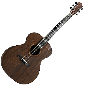 Violão Eletroacústico Tagima Detroit Gran Reserva Grand Auditorium DKMOP Dark Mahogany Open Pore com Tampo Sapele Sólido e Equalizador TEQ-8